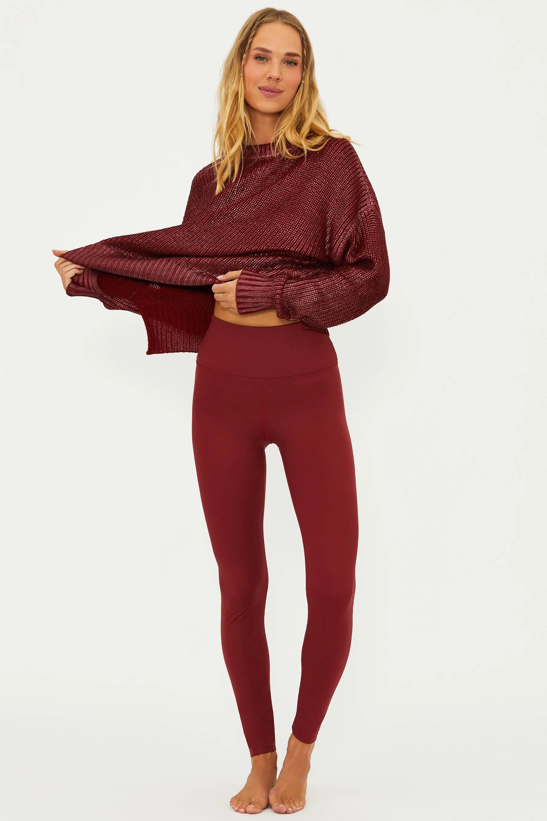 Piper Legging Merlot Shimmer