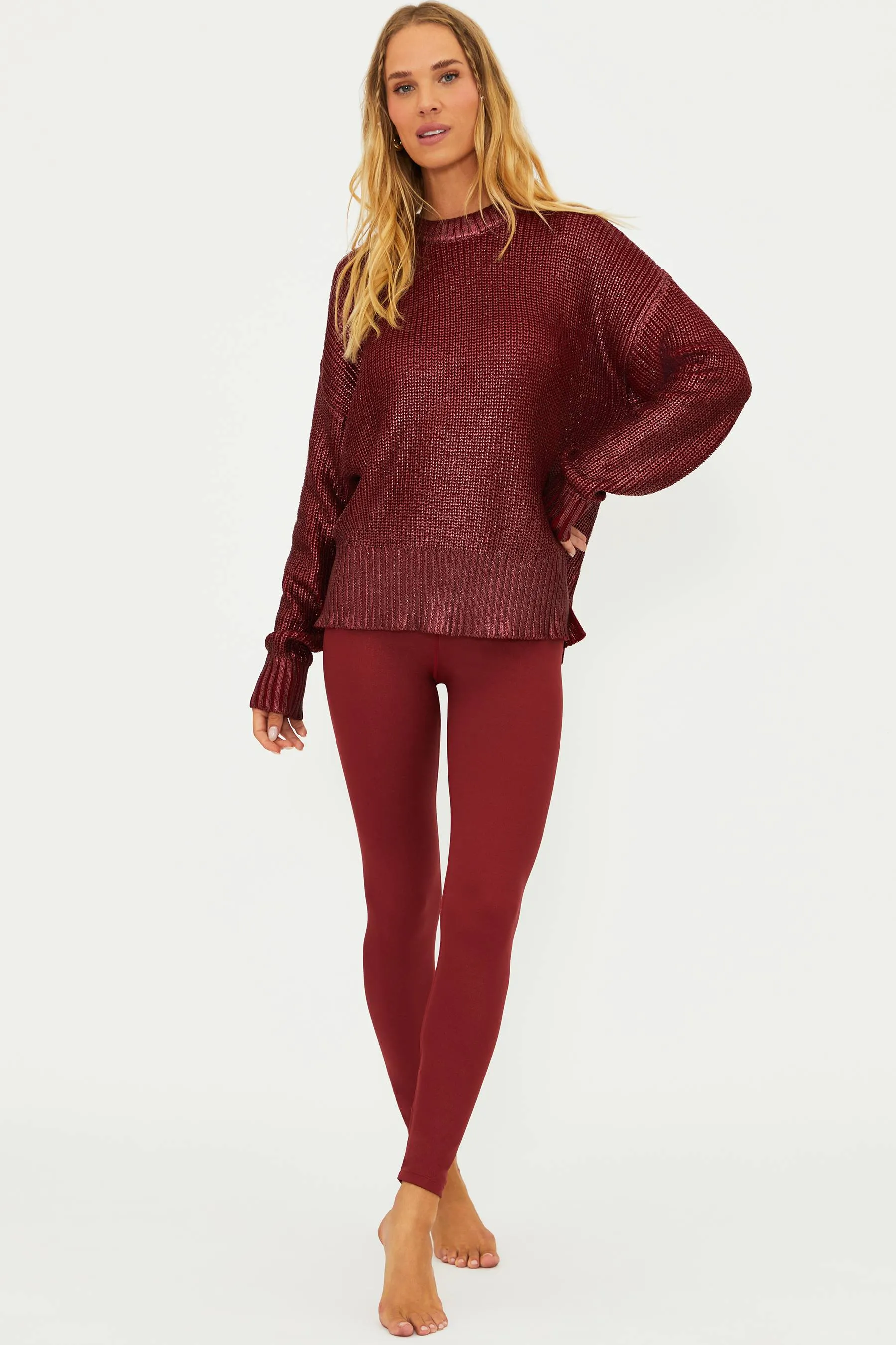 Piper Legging Merlot Shimmer