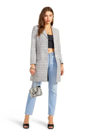 Plaid To Do It Blazer Coat