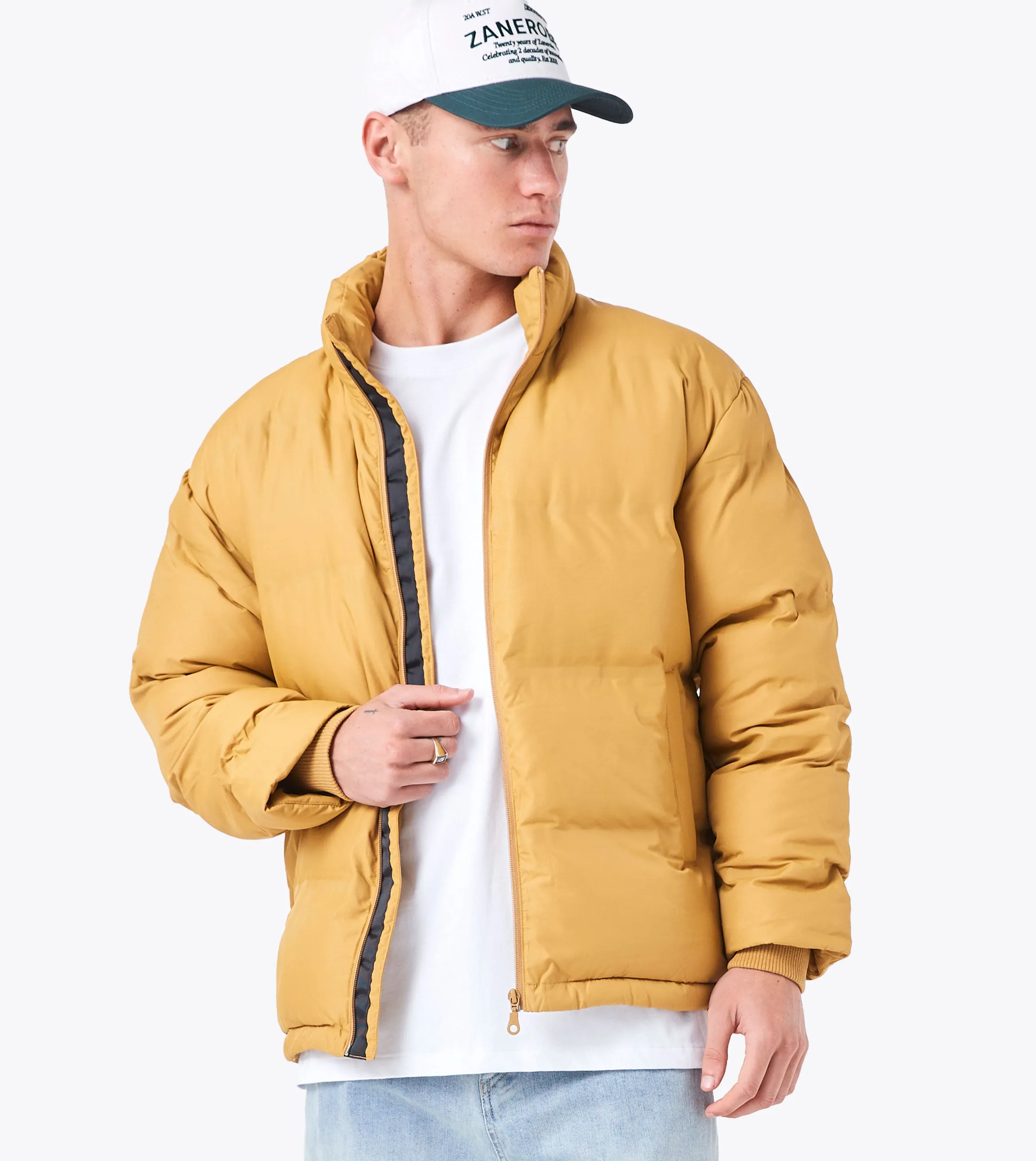 Powells Puffer Jacket Dijon