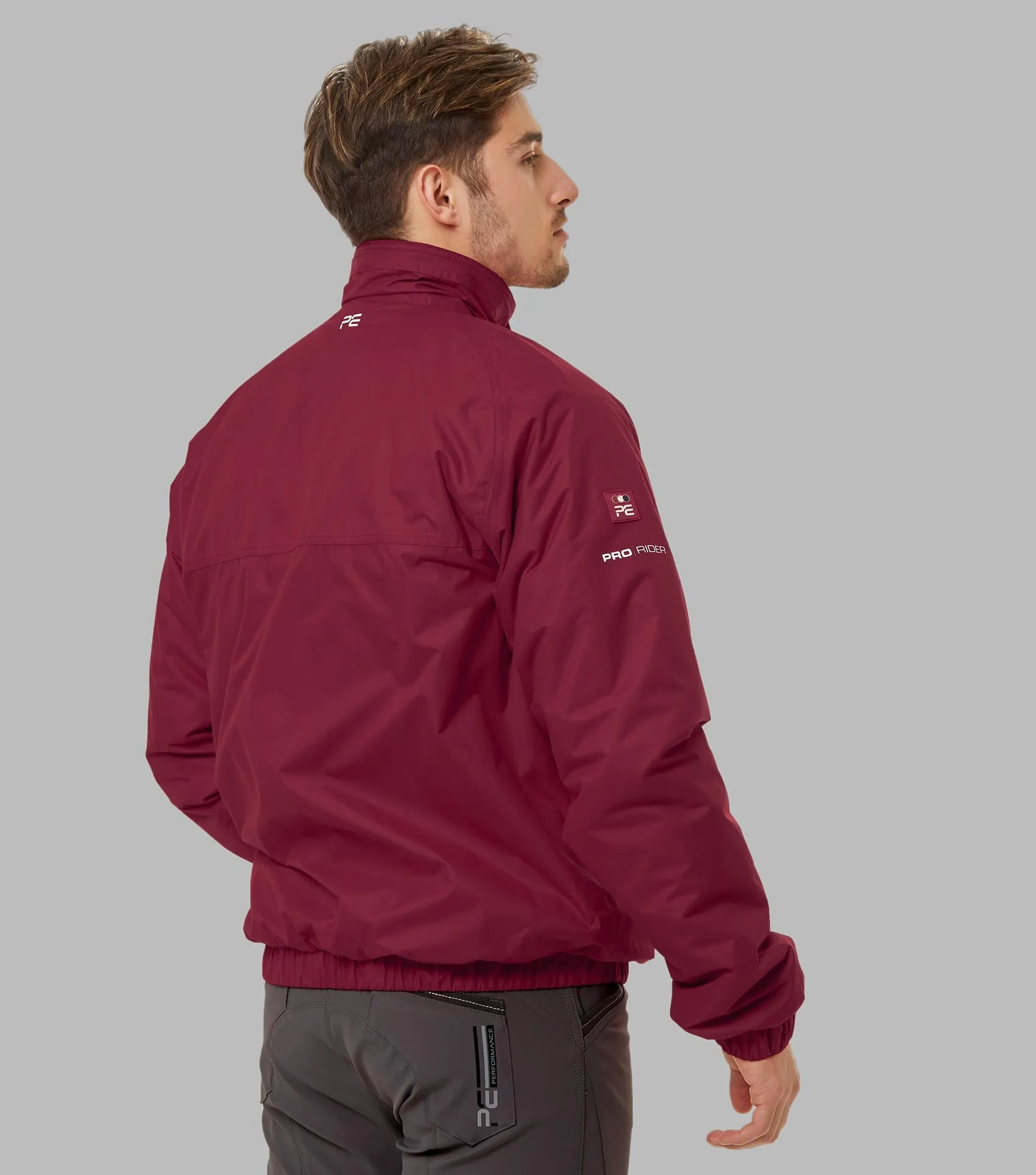 Pro Rider Mens Waterproof Jacket Wine