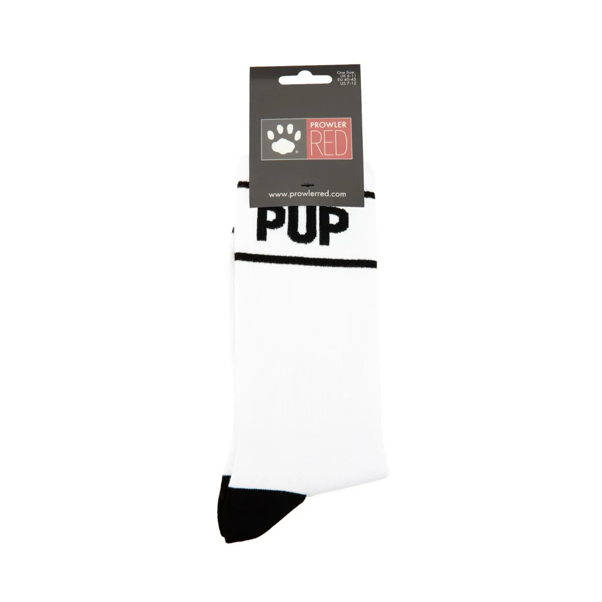 Prowler RED Pup Socks White Black