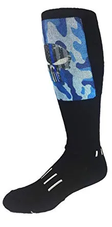 PUNISHER SKULL - The Thin Blue Line - Moxy Deadlift Socks