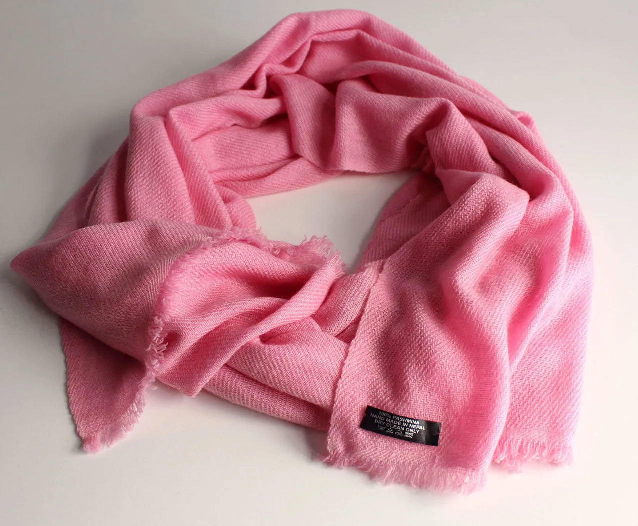 Pure Pashmina Shawl-Rose Pink