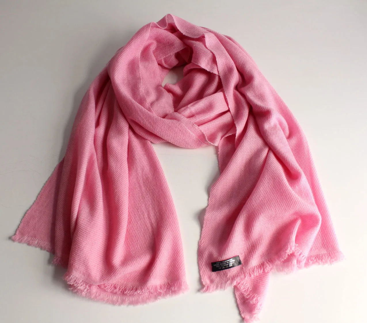 Pure Pashmina Shawl-Rose Pink