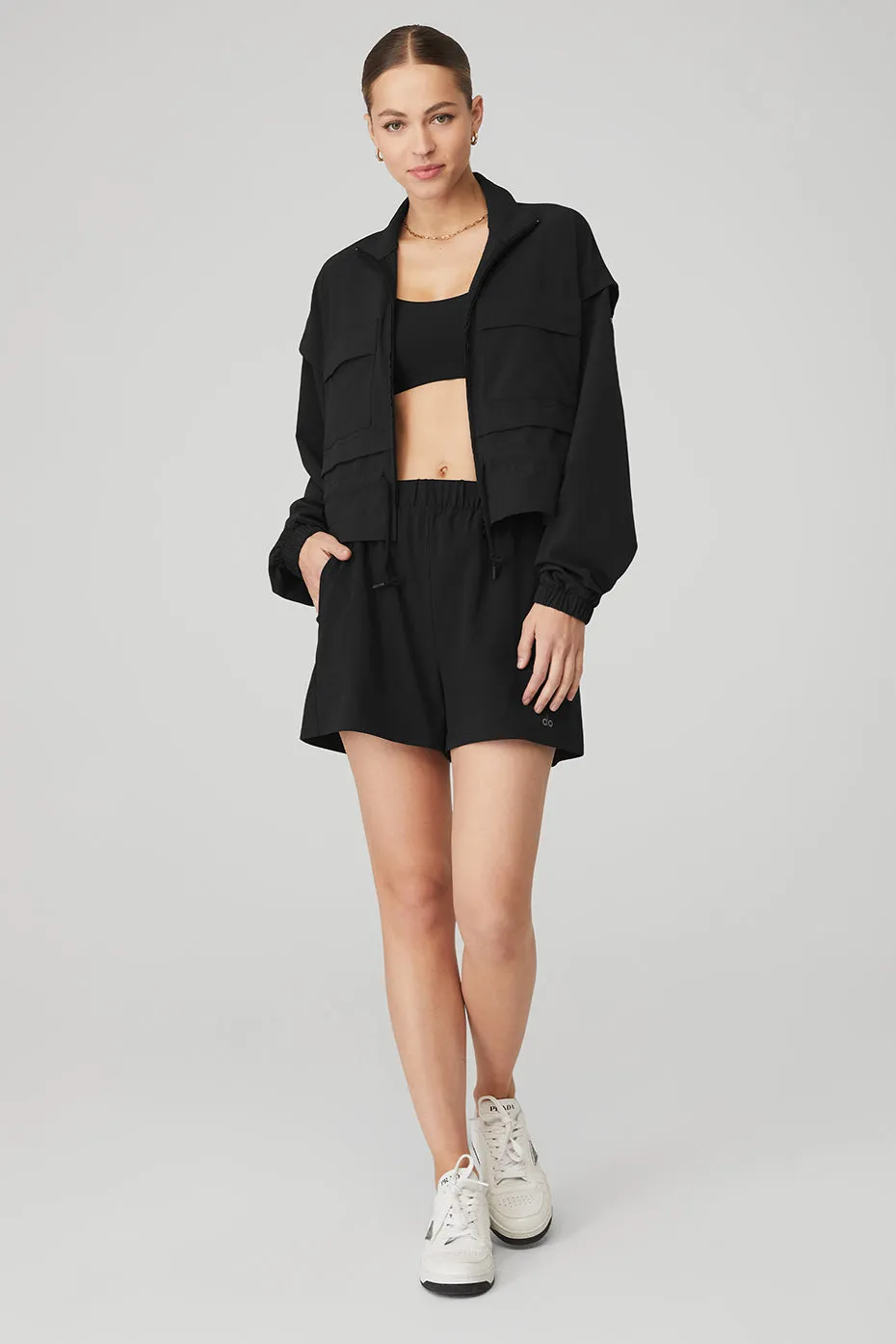 Ready Set Jacket & Ready Set Short Set - Black