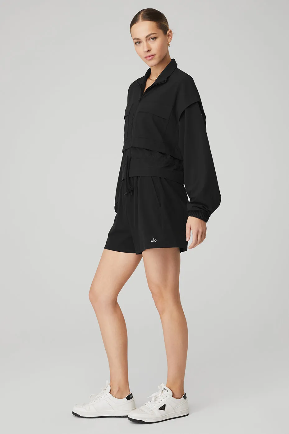 Ready Set Jacket & Ready Set Short Set - Black