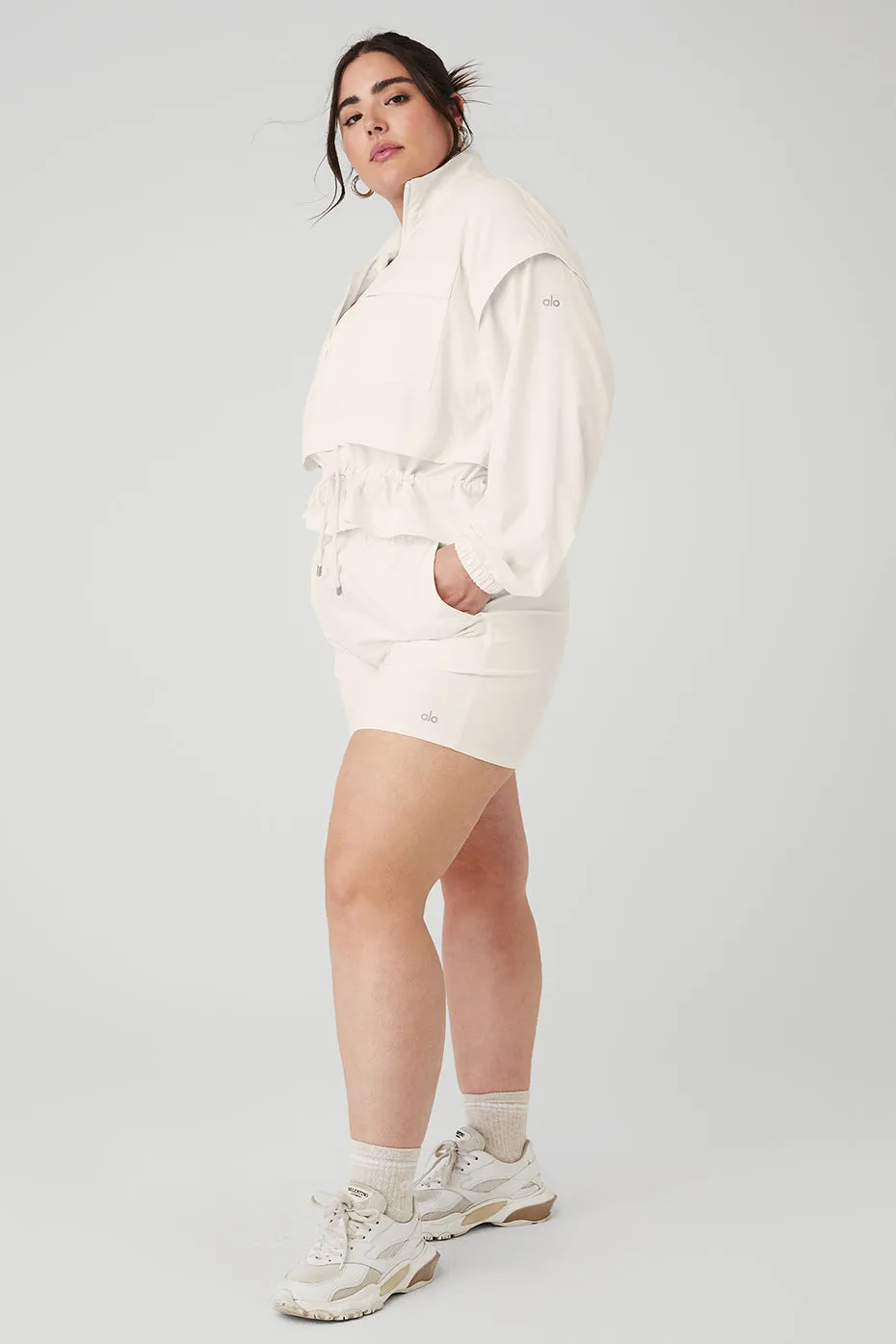 Ready Set Jacket & Ready Set Short Set - Ivory