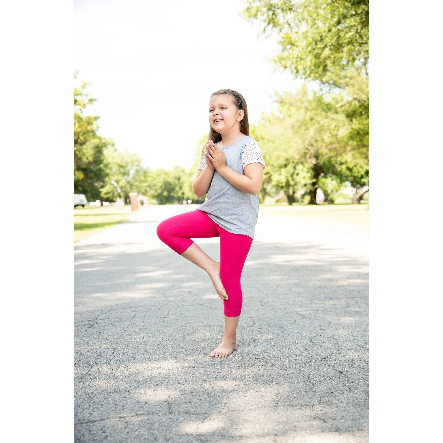 *Ready to Ship | Hot Pink CAPRI Collection  - Luxe Leggings by Julia Rose®