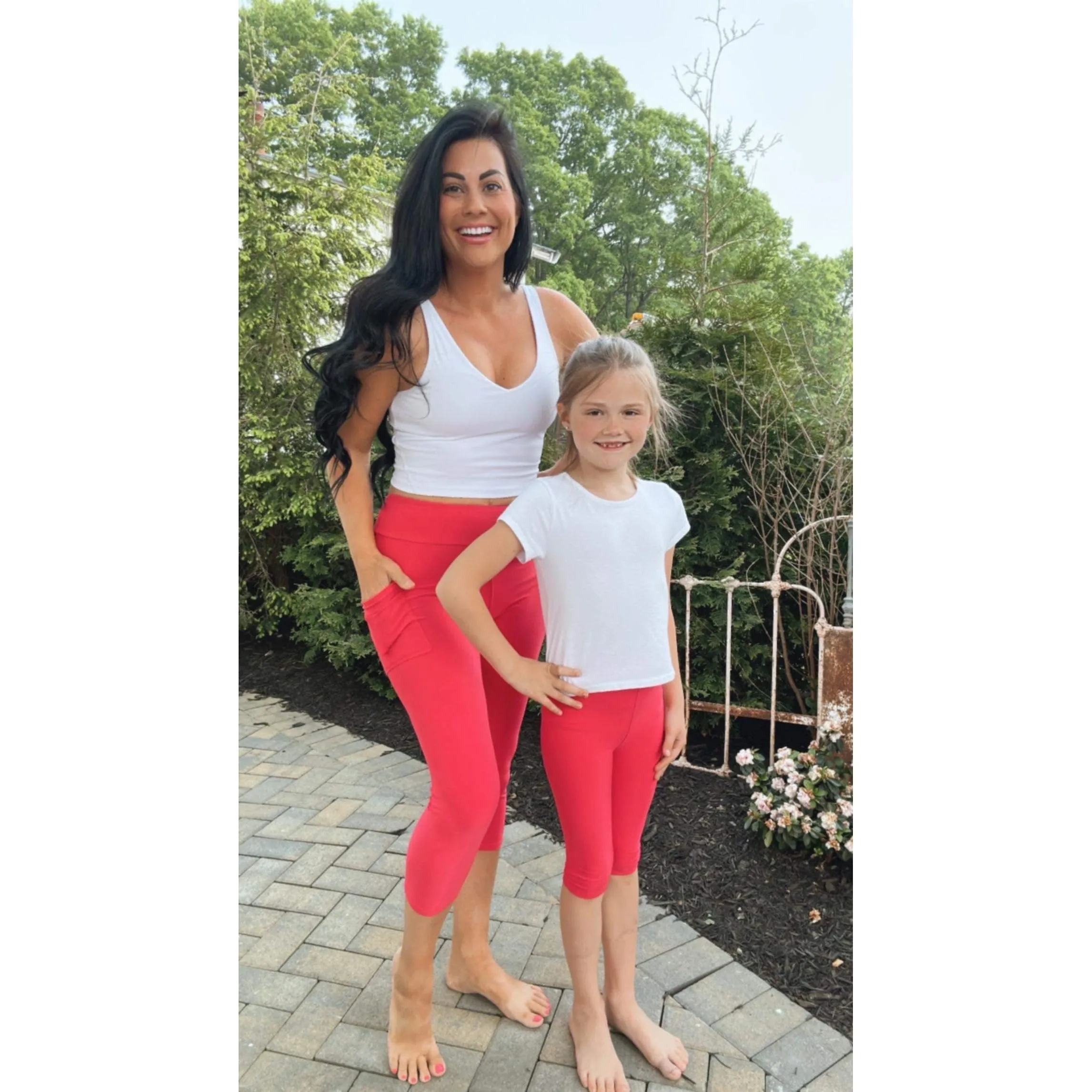 *Ready to Ship | Hot Pink CAPRI Collection  - Luxe Leggings by Julia Rose®