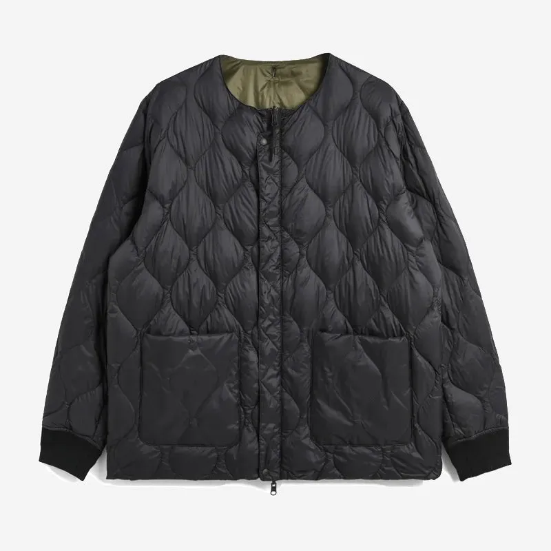 Reversible MA-1 Type Down Jacket (JPNSP) - Dark Olive x Black