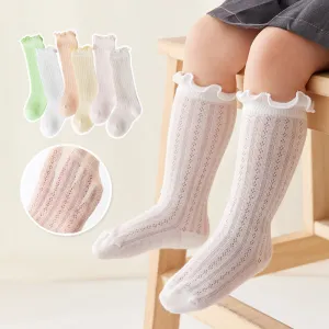 Ruffle Knee High Socks