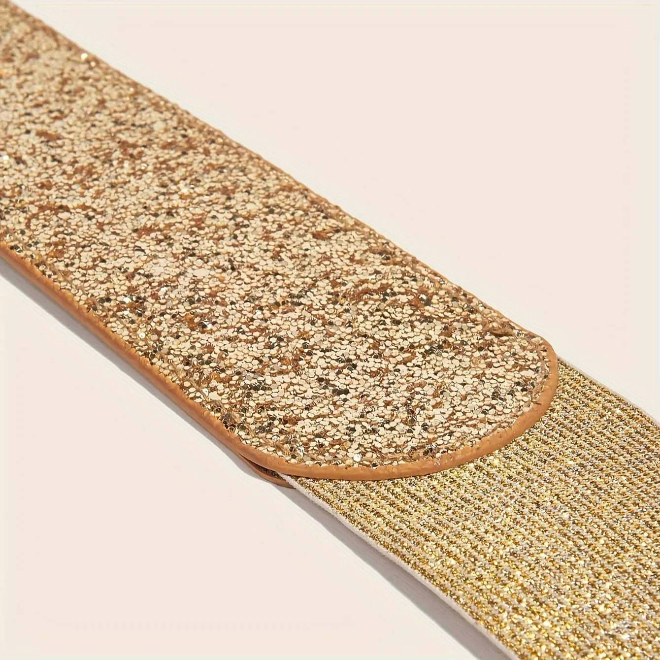 Shiny Sequins Wide Belt for Women  Trendy and Stylish