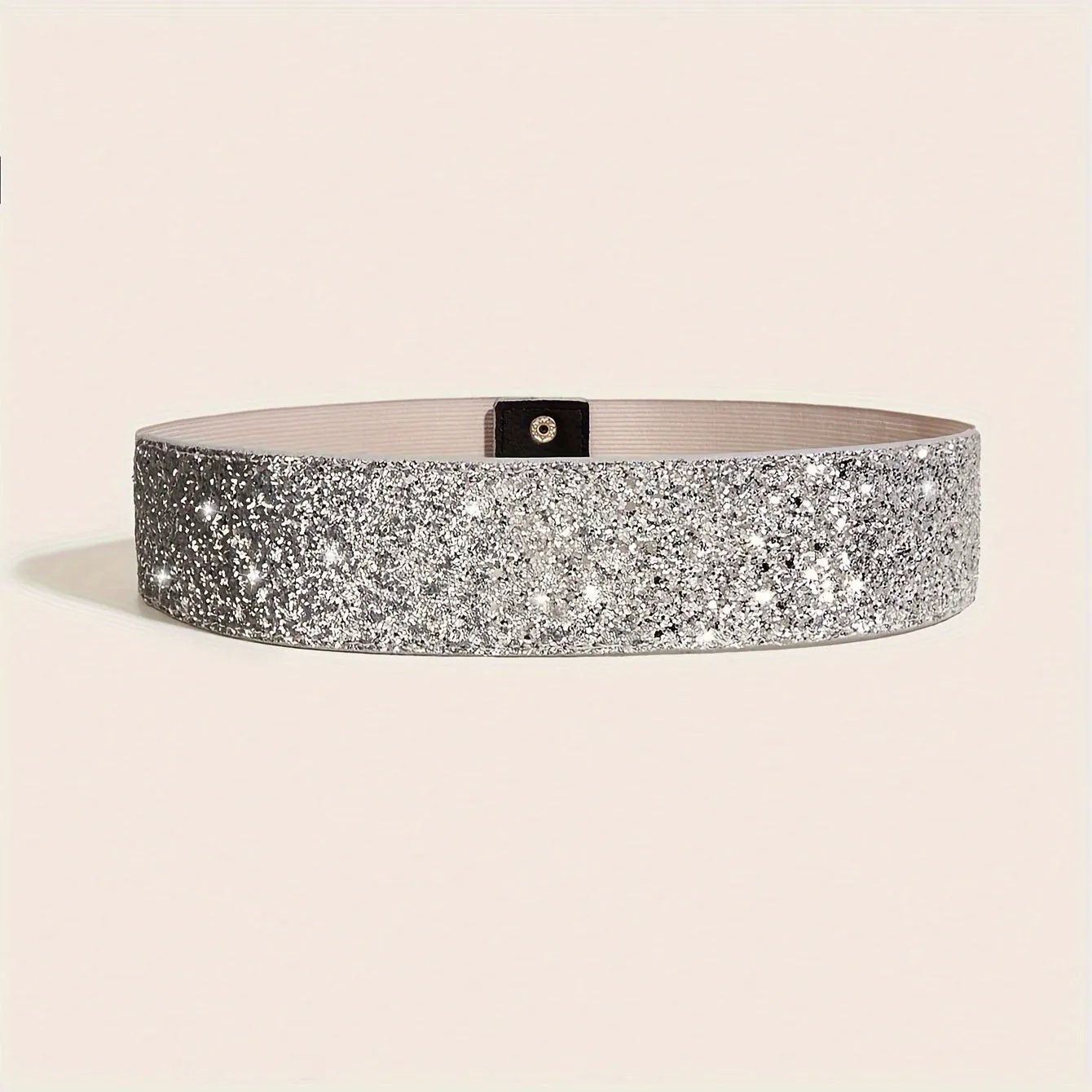 Shiny Sequins Wide Belt for Women  Trendy and Stylish