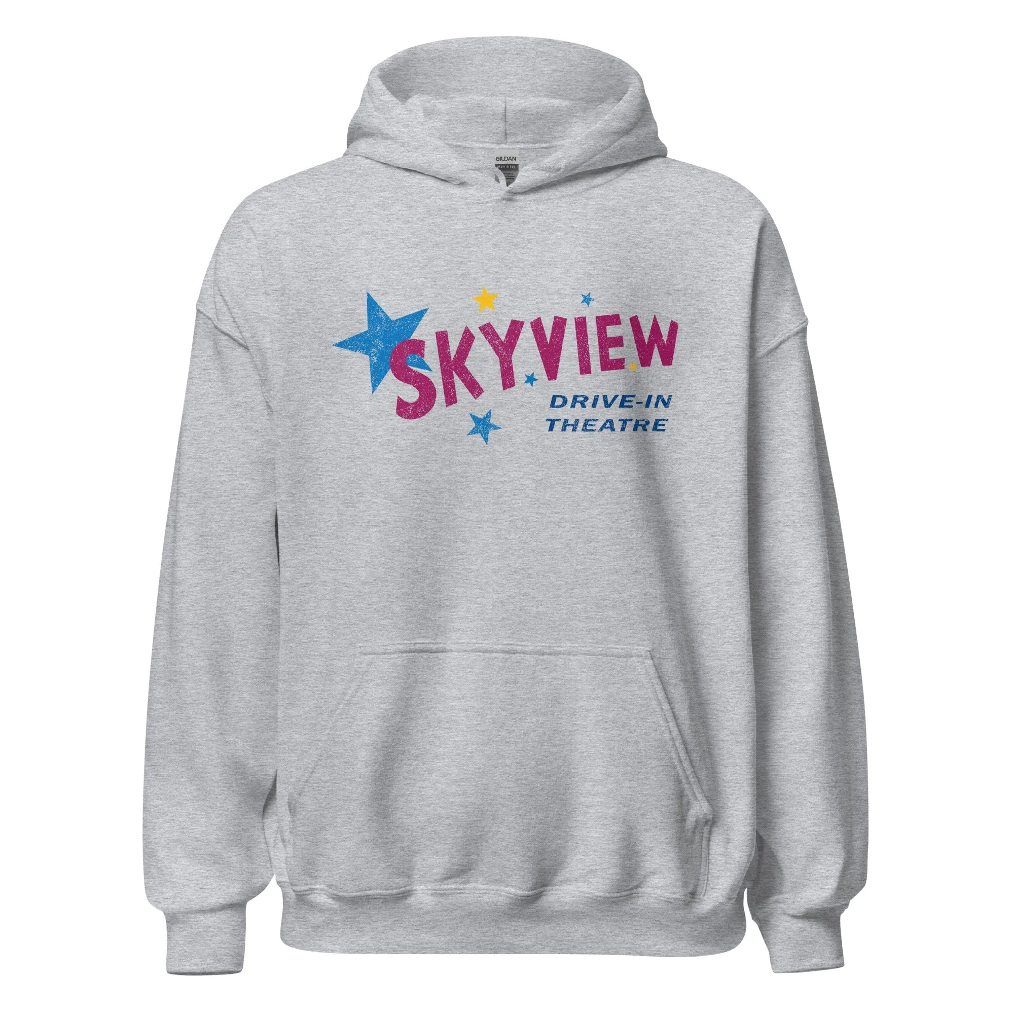 Skyview Drive-In Hoodie - Brockton, MA | Vintage Mens & Womens Graphic Sweatshirt