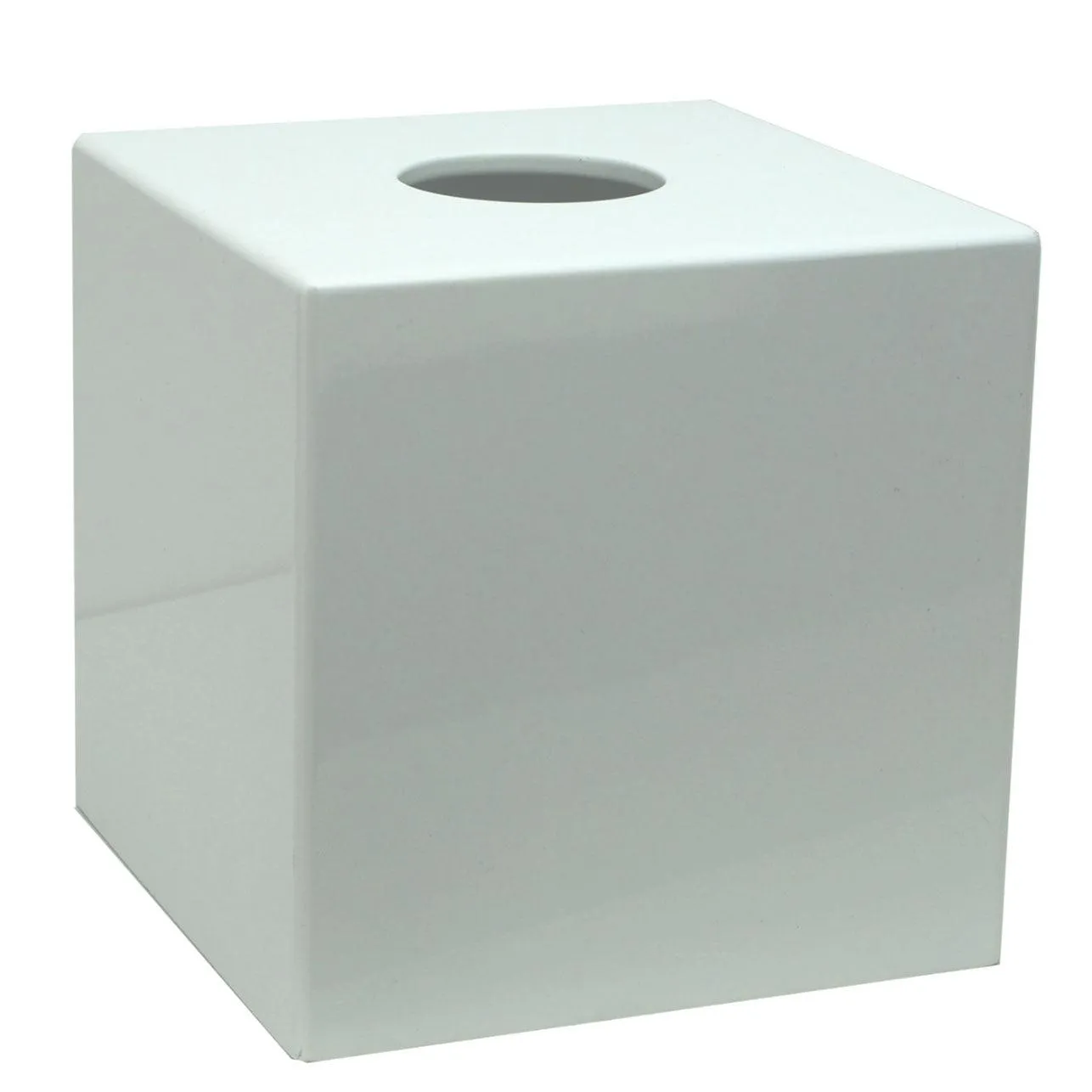 Square Tissue Box | White