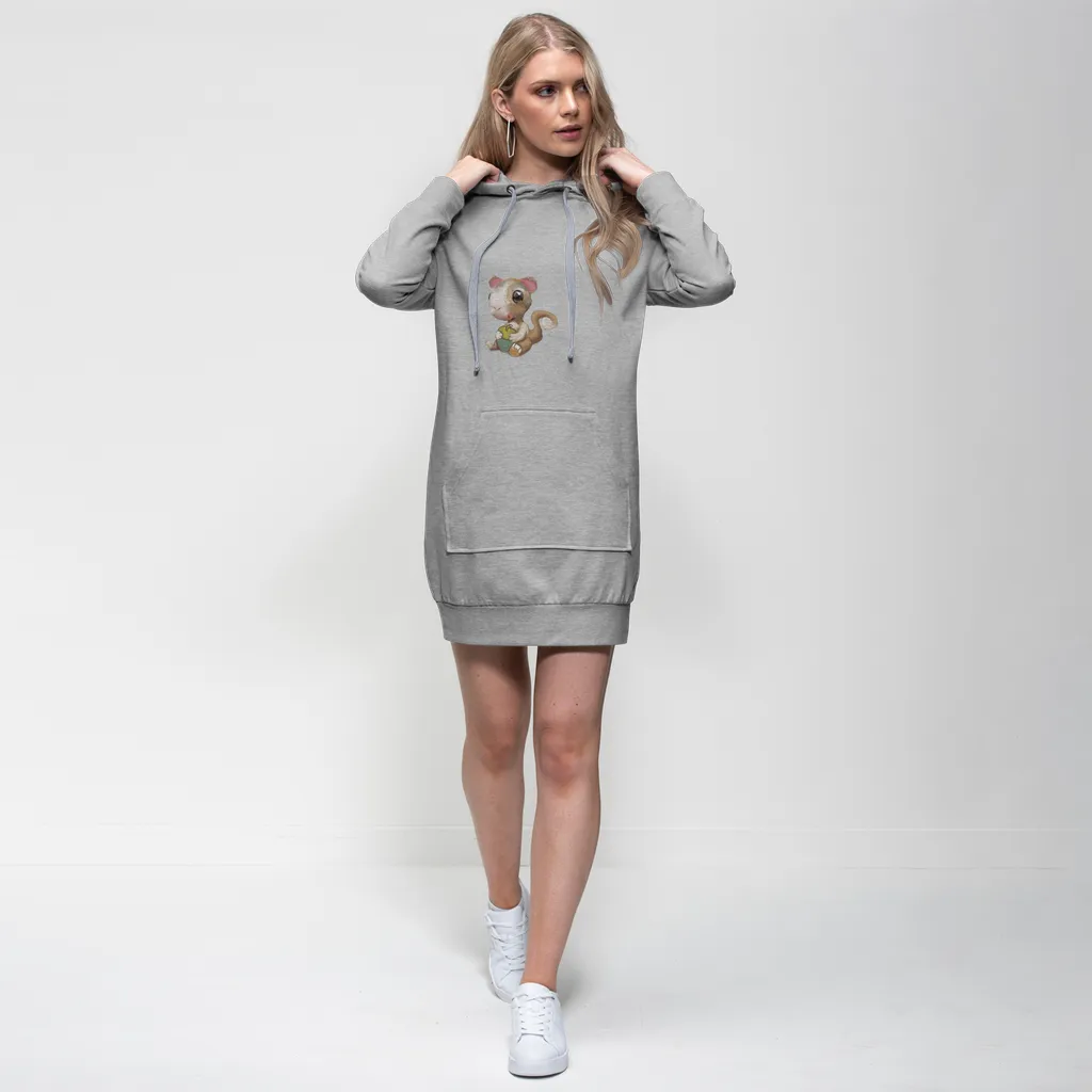 Squirrel Premium Adult Hoodie Dress