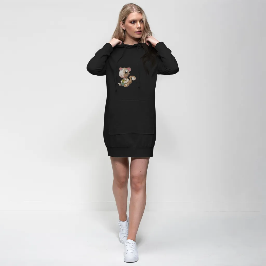 Squirrel Premium Adult Hoodie Dress