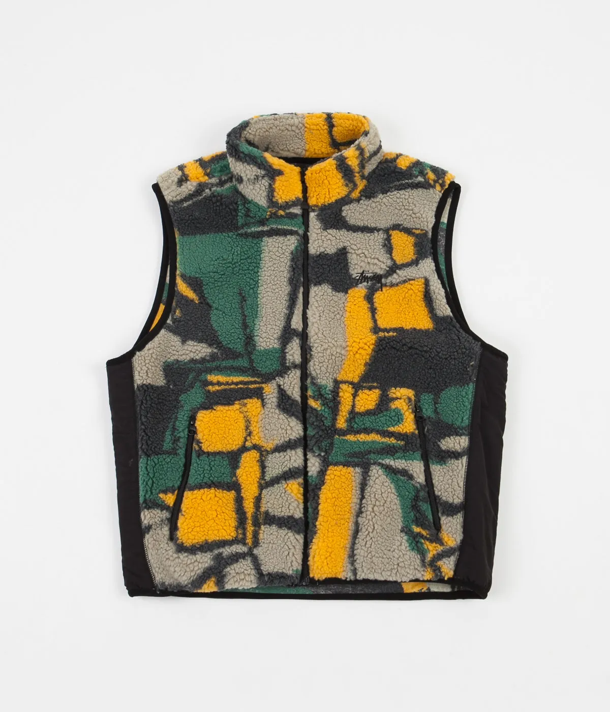 Stussy Block Sherpa Vest - Multi