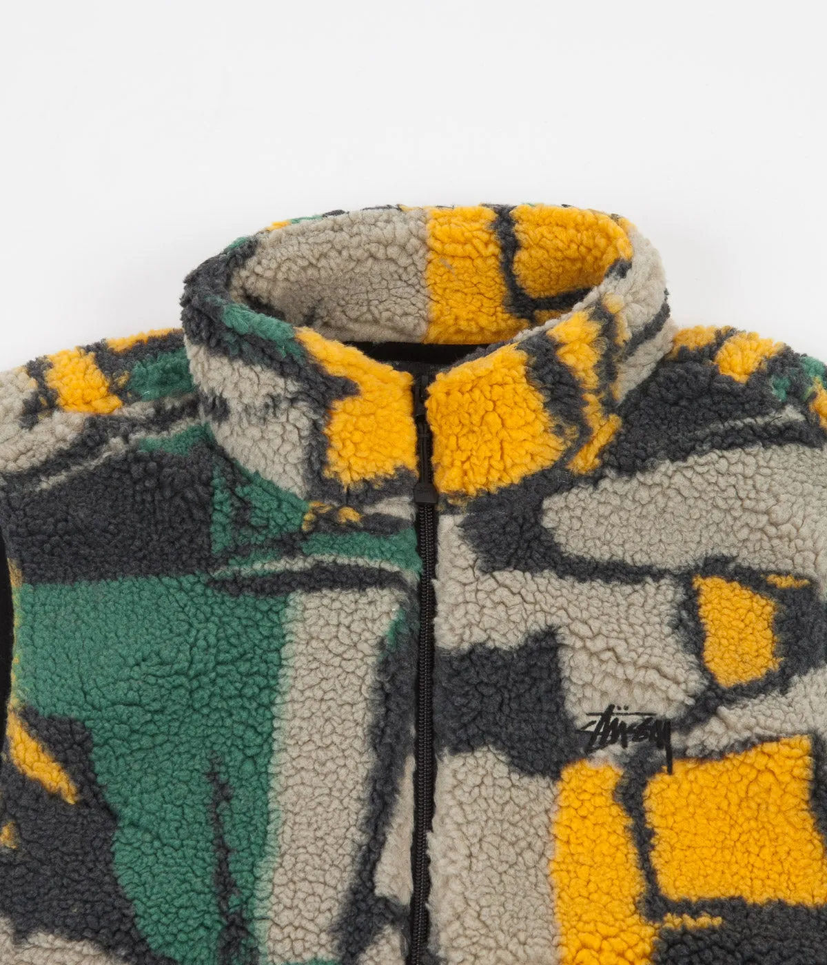 Stussy Block Sherpa Vest - Multi