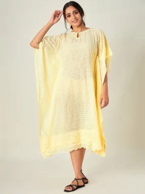 Sun Schiffli Cotton Resort Kaftan (Final Sale)