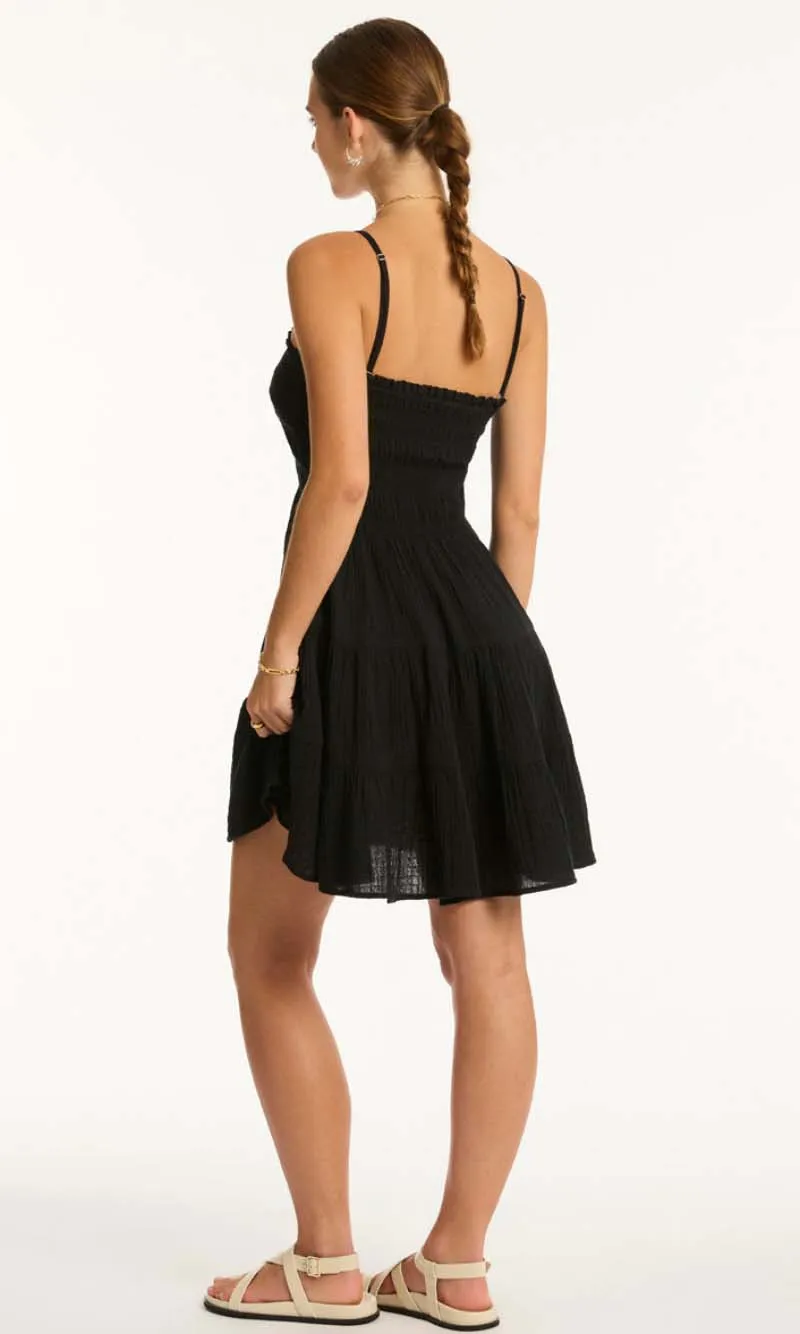 Sunset Short Bandeau Dress Black