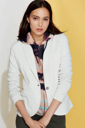 The City Blazer in Winter White