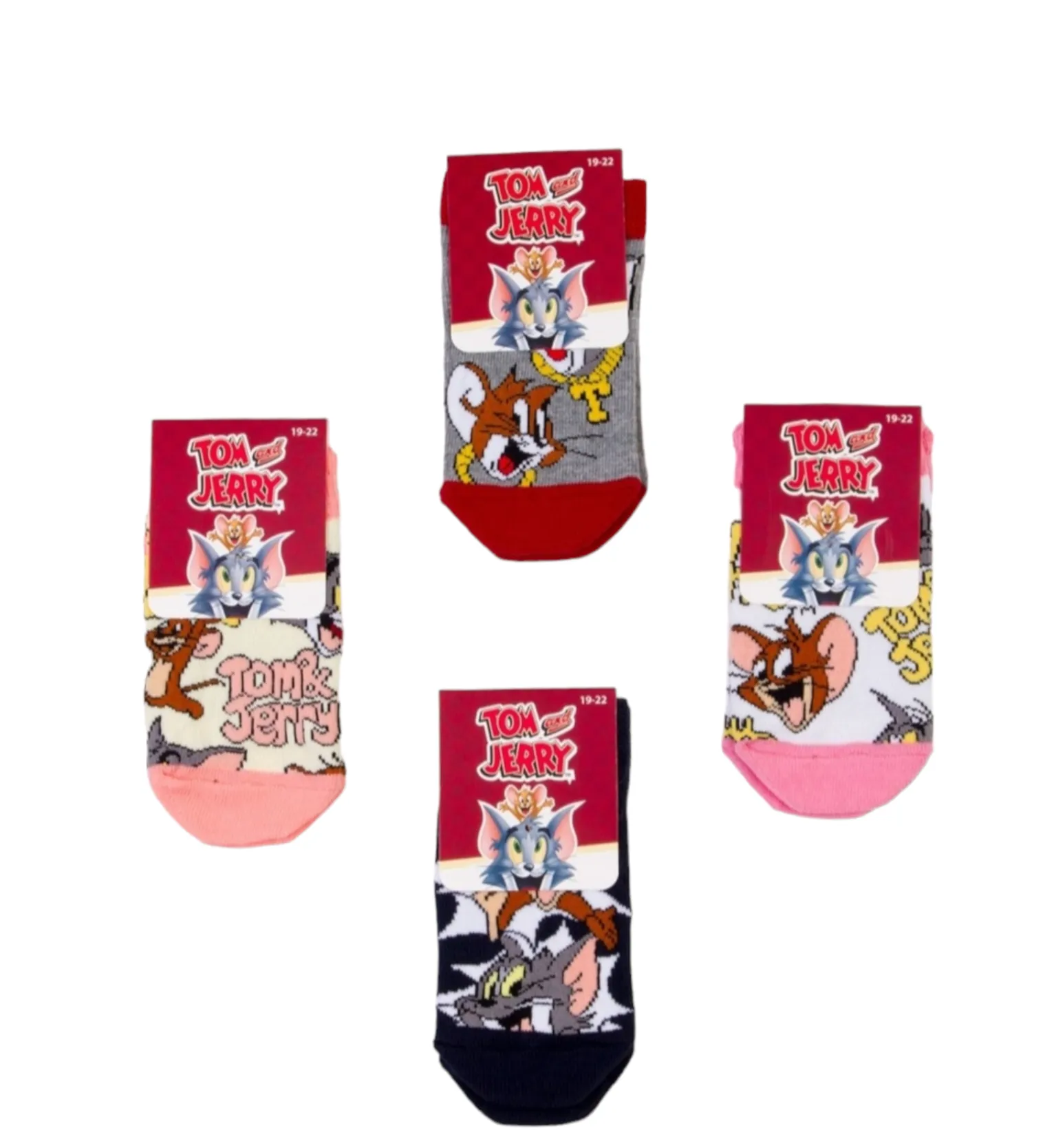 Tom & Jerry Crew Socks