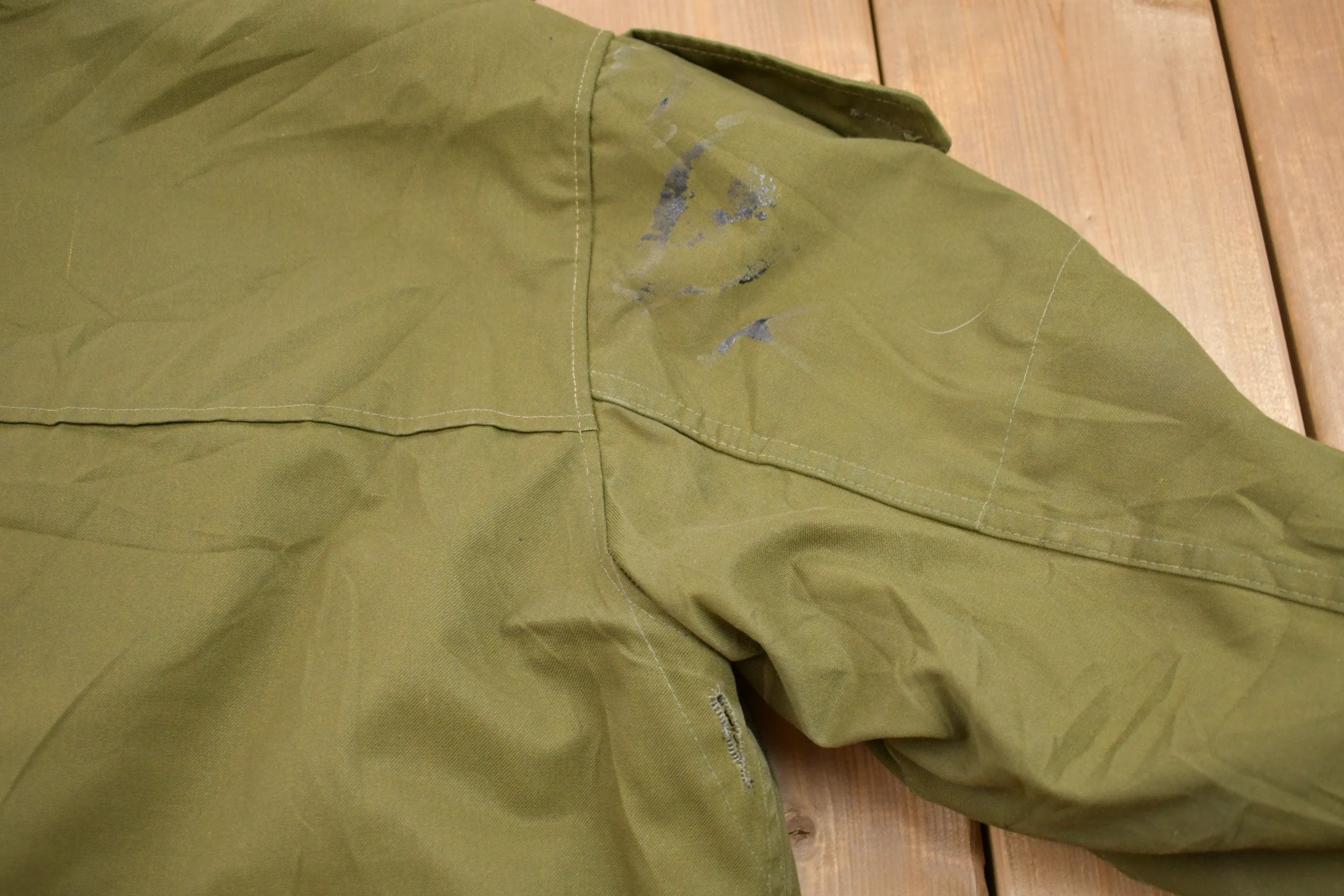 Vintage 1980s Military Field Jacket