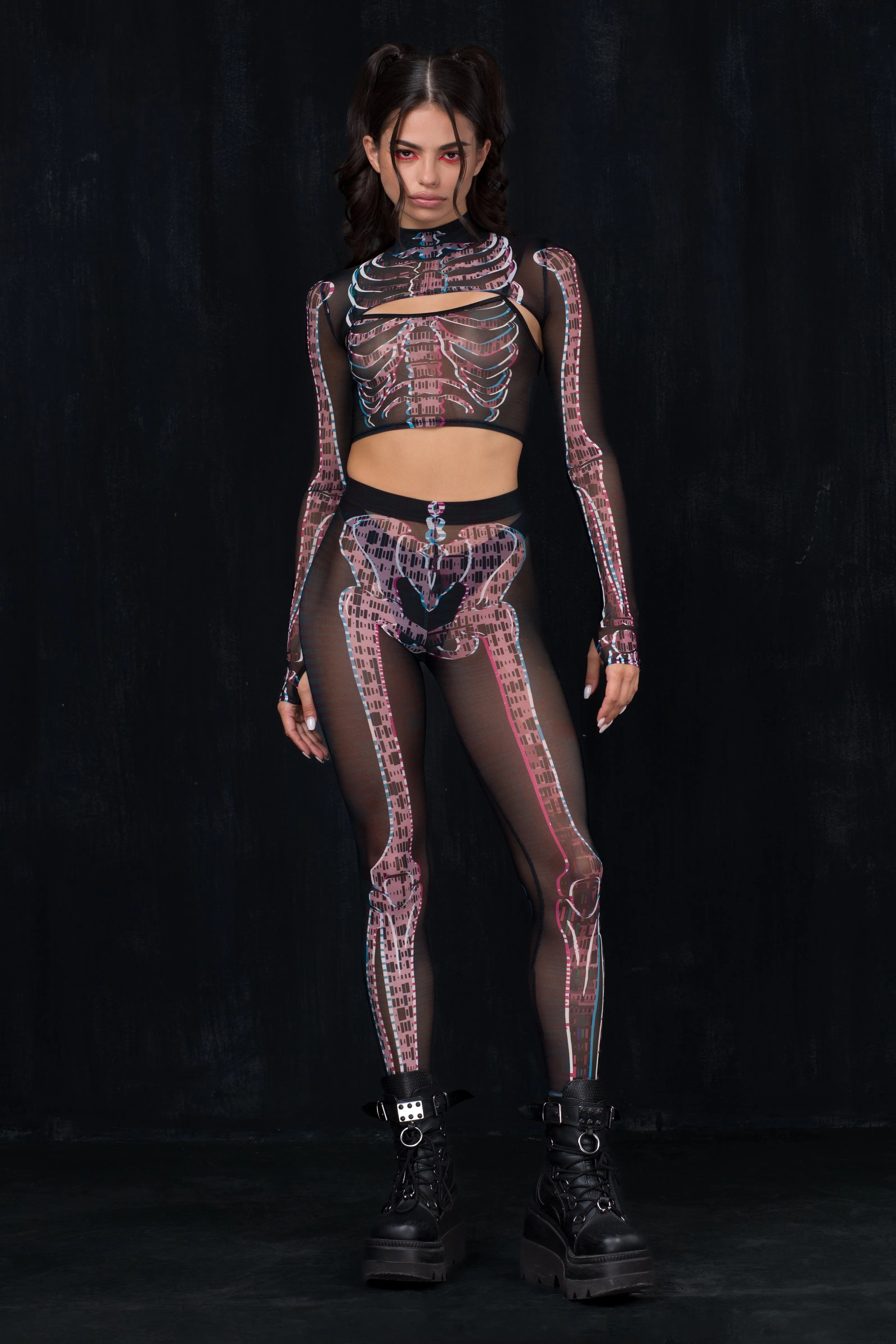 Virtual Delay Mesh Leggings