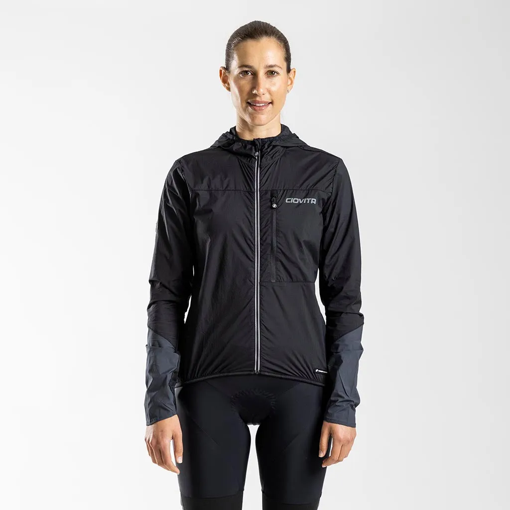 Women's Trovare Lightweight Gravel Jacket (Black)