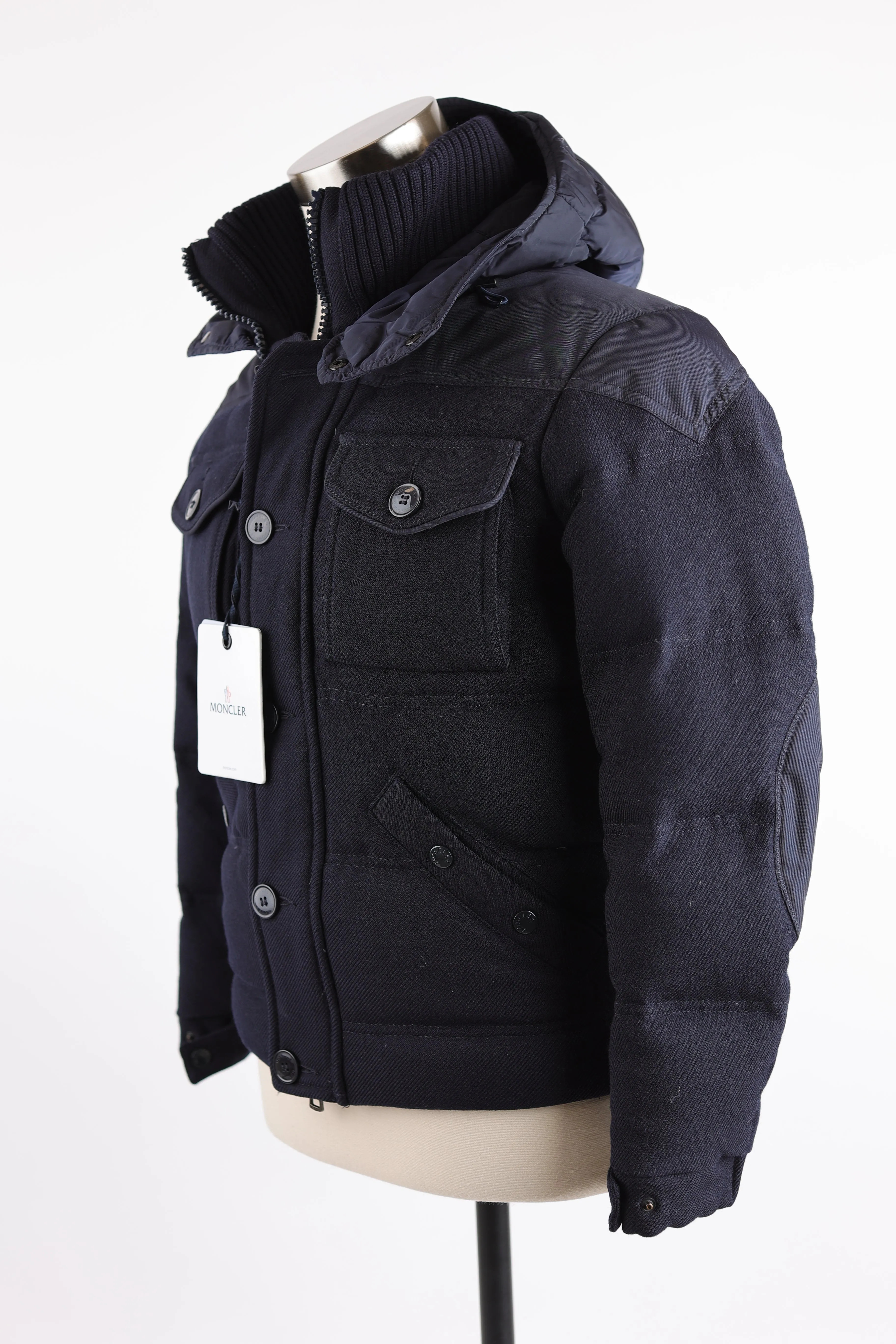 Wool Down Filled Puffer Jacket