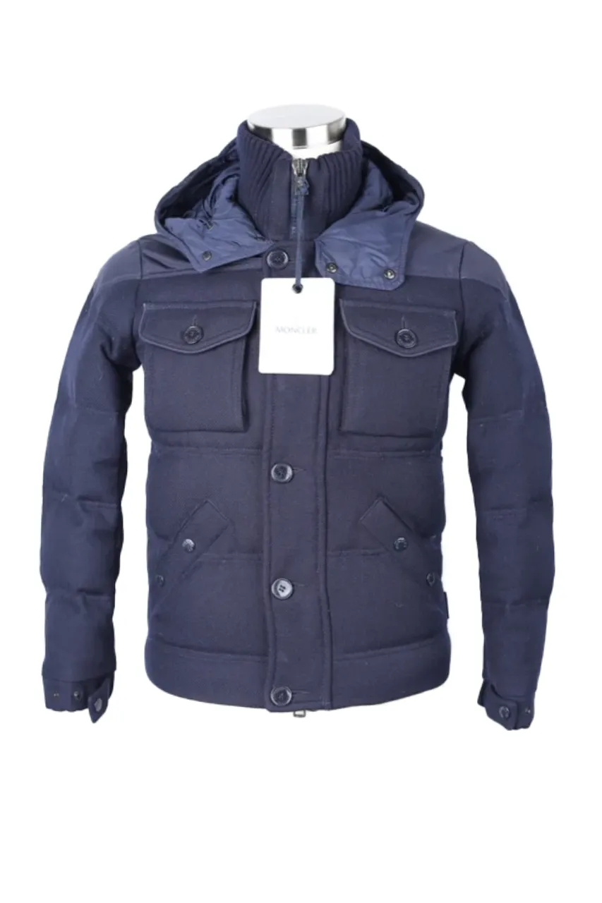 Wool Down Filled Puffer Jacket