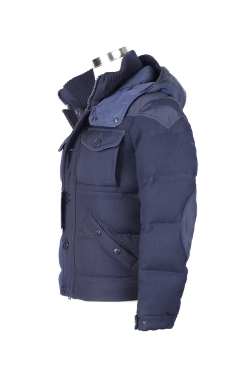 Wool Down Filled Puffer Jacket