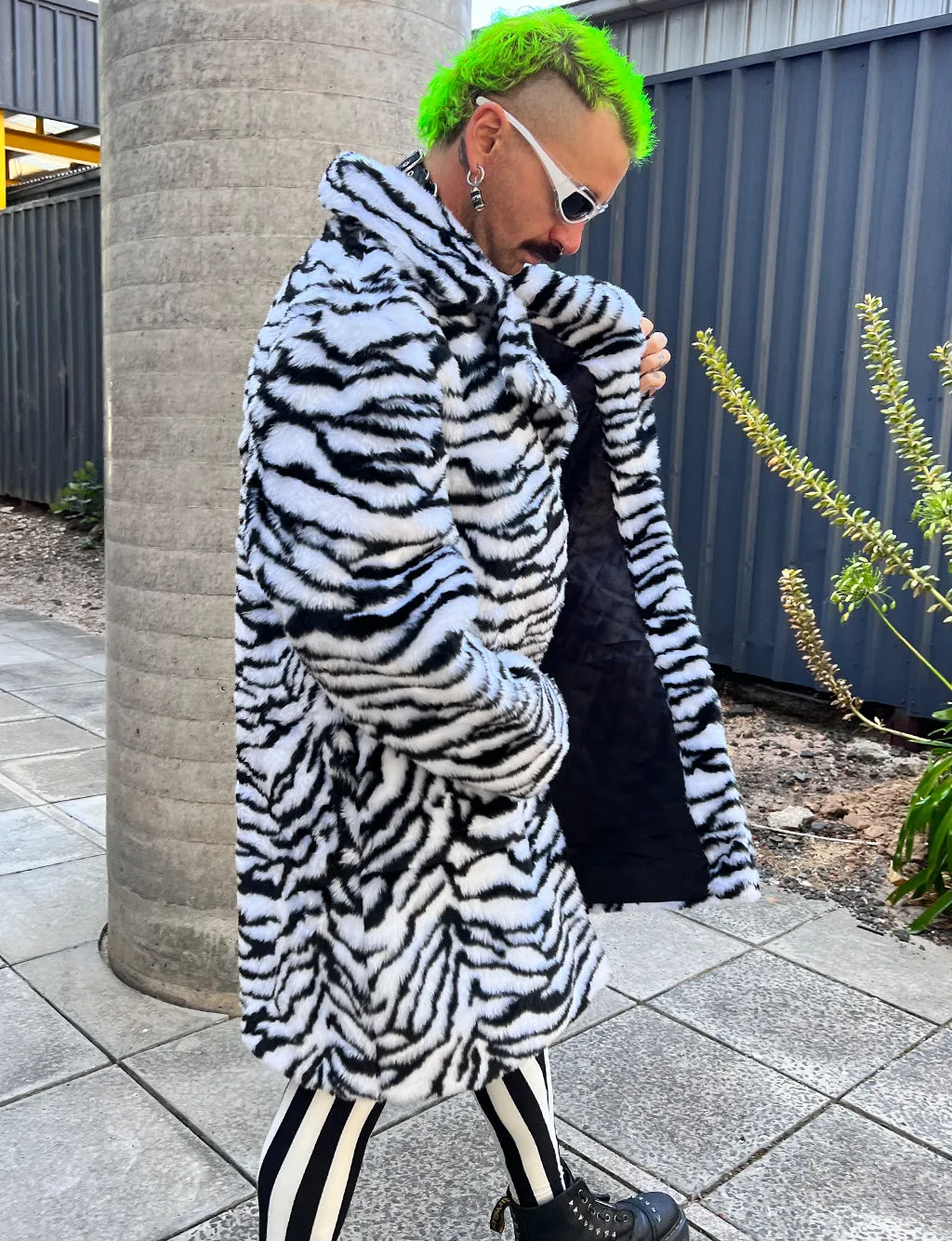 ZEBRA FAUX FUR JACKET ✰ MADE 4 U ✰