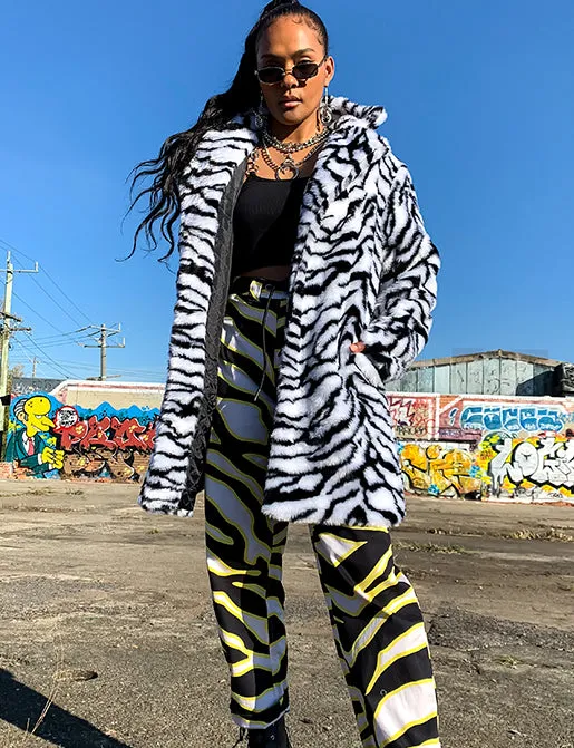 ZEBRA FAUX FUR JACKET ✰ MADE 4 U ✰