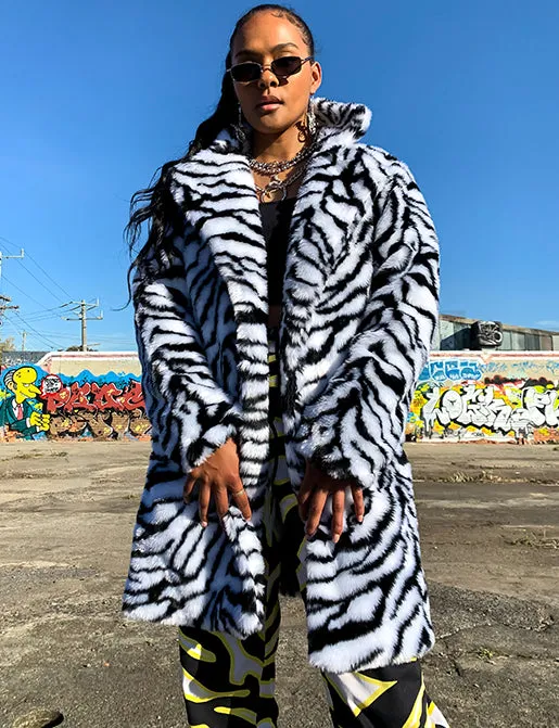 ZEBRA FAUX FUR JACKET ✰ MADE 4 U ✰