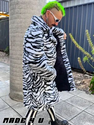 ZEBRA FAUX FUR JACKET ✰ MADE 4 U ✰