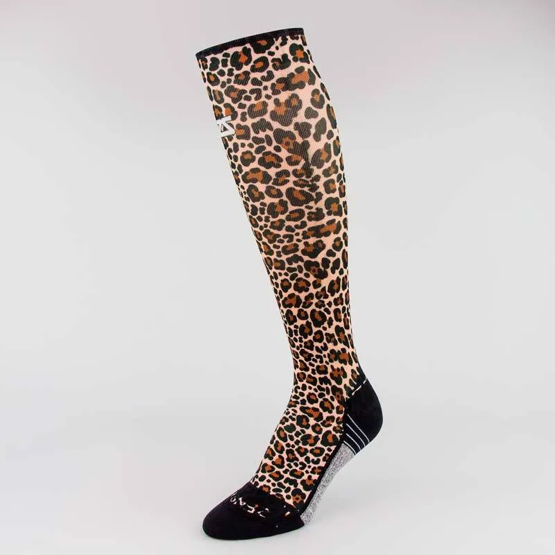 Zensah Leopard Compression Socks (Knee-High) - 8515-Z267