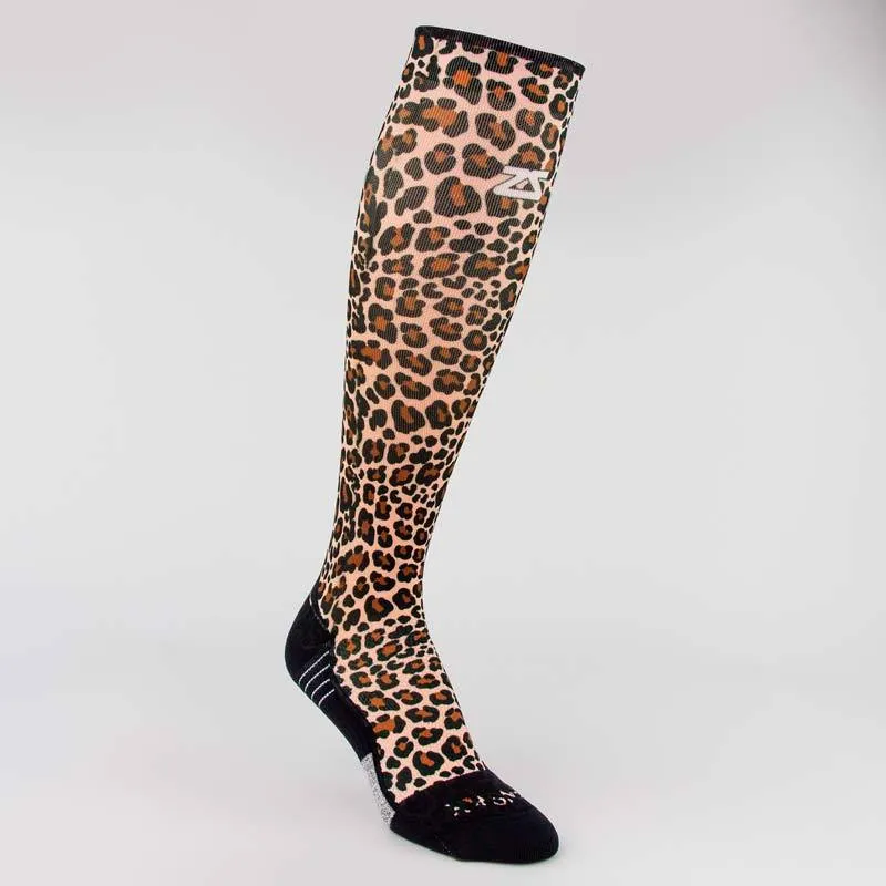 Zensah Leopard Compression Socks (Knee-High) - 8515-Z267